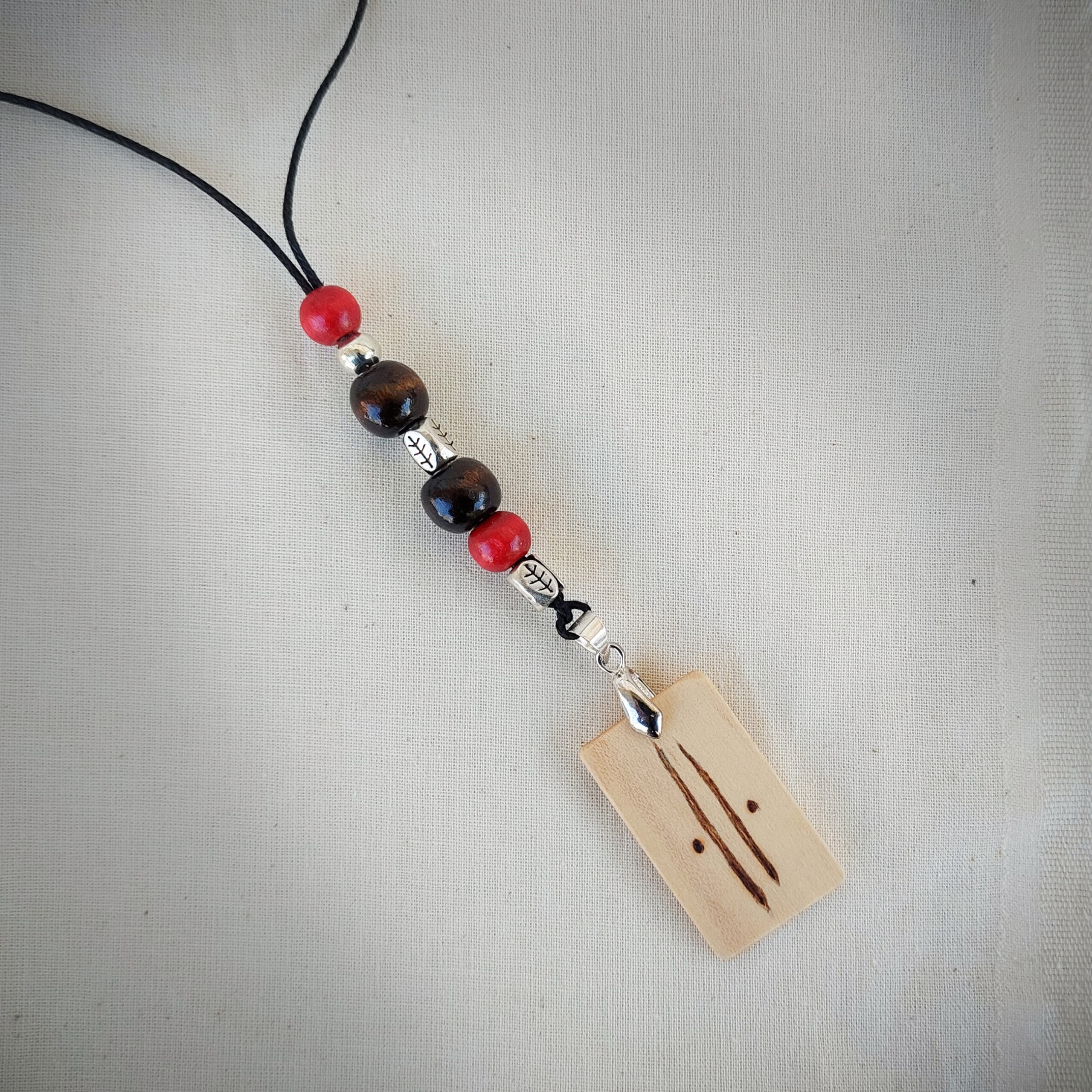 Maple wood and red pearls (Out of Stock) - Image 2