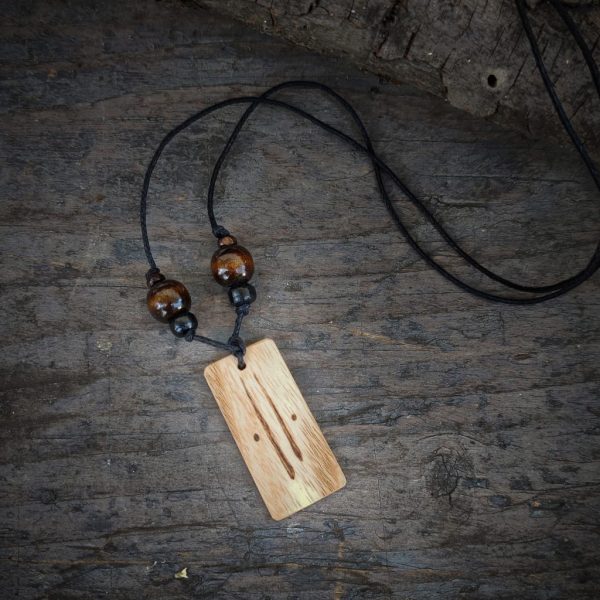 Ash wood and wooden pearls V (Out of stock)