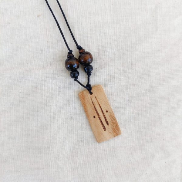 Ash wood and wooden pearls V (Out of stock)
